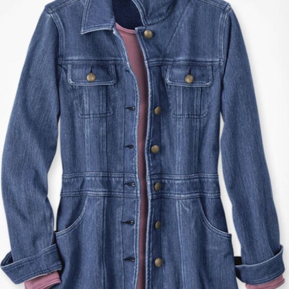 Coldwater Creek Urban Trails Knit Denim 
